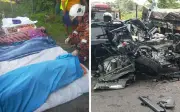 Proton X50 baharu langgar lori, enam sekeluarga maut