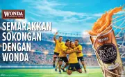Wonda Coffee Raikan Tradisi Bola Sepak Penyatu Rakyat Malaysia