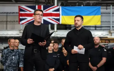 Burnham jumpa Zelensky, janji 'Stone Cloak' untuk dron Ukraine