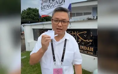 Calon PH Johor dakwa ejen kira undi BN rakam kertas undi