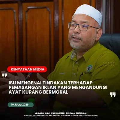 MBKT Tarik Sepanduk Tidak Senonoh Selepas Aduan Orang Ramai