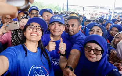 Onn Hafiz Ucap Terima Kasih Kepada Rakyat Johor Pulangkan BN Berkuasa