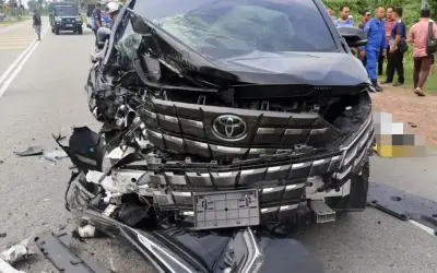 Pegawai AADK maut dirempuh pemandu positif dadah di Bera