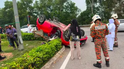 Penunggang motosikal maut dirempuh pemandu langgar lampu merah di Sungai Petani