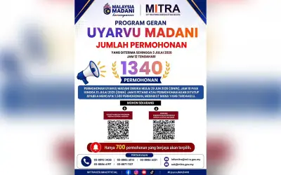 Program Geran Mitra: 1,340 Permohonan Diterima Dalam 5 Hari