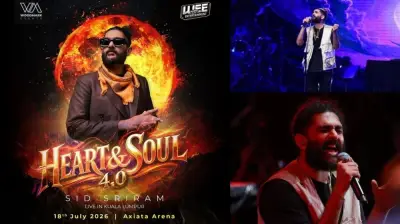 Sid Sriram kembali ke KL untuk konsert Heart & Soul 4.0 pada 18 Julai