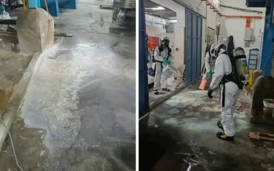 Silinder ammonia 400 liter tidak ditutup rapat punca kebocoran gas di kilang ais Ipoh