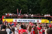 90,000 sambut Norway di Oslo selepas tersingkir Piala Dunia
