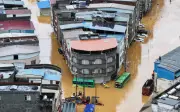 Alpaka, babi mini terlepas selepas banjir melanda zoo China selatan