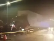 Pemandu treler maut, isteri hamil 7 bulan selamat dalam nahas Selangor