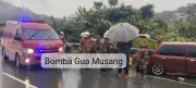 Penumpang Remaja Maut Selepas Kelisa Langgar Penghadang Dekat Gua Musang
