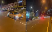 Polis buru pemandu Toyota Vios dan Hilux dalam kejar-mengejar awal pagi