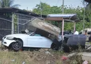 Tiga warga Myanmar buruan selepas BMW langgar tangki air ketika lari dari sekatan jalan raya Lipis