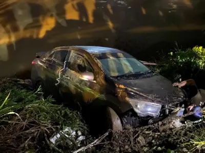 Tiga Terselamat Selepas Kereta Terjunam ke Sungai Padas di Beaufort